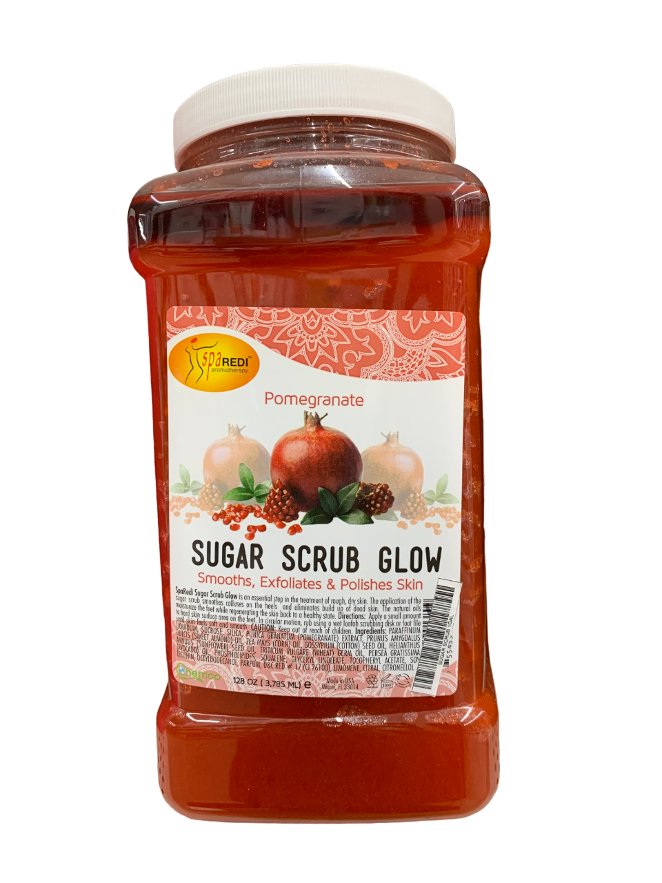 SpaRedi Sugar Scrub Glow Pomegranate